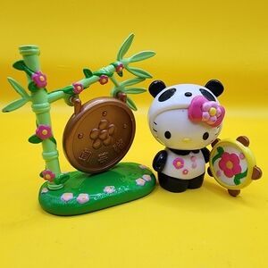 2002 Hello Kitty Panda Dream World Happy Forest Bandai Sanrio